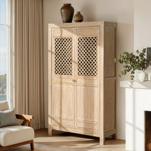 Load image into Gallery viewer, Arden - 2 Door Bookcase Storage Cabinet - Natural