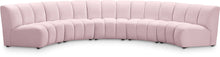 Load image into Gallery viewer, Infinity - 5 Piece Velvet Modular Sectional