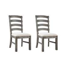 Load image into Gallery viewer, Upholstered Dining Chairs (Set of 2) - Brown - Wood