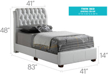 Load image into Gallery viewer, Tufted Upholstered Bed