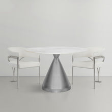Load image into Gallery viewer, Emery - Marble/Stone Dining Table - White