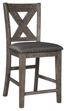 Load image into Gallery viewer, Caitbrook - Upholstered Barstool (Set of 2) - Gray