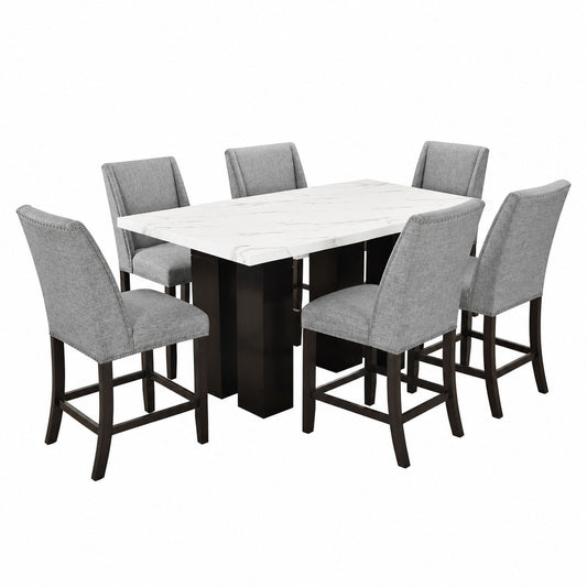 Faust - Adjustable Table Counter Chairs Set
