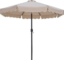 Load image into Gallery viewer, Amalfi - Aluminum Patio Umbrella - Black Base / Black Pole