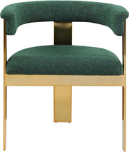 Load image into Gallery viewer, Romeo - Boucle Dining Chair With Gold Base (Set of 2)