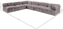 Load image into Gallery viewer, Orin - Velvet 6 Piece Modular L-Shaped Sectional