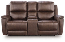 Load image into Gallery viewer, Bleckley - Power Reclining Loveseat With Console / Adjustable Headrest