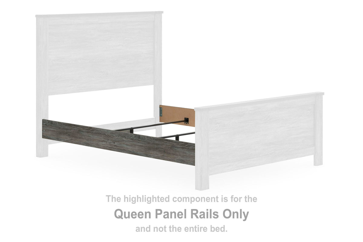 Frandern - Queen Panel Rails - Gray