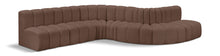 Load image into Gallery viewer, Arc - Faux Leather 7 Piece Modular Sofa