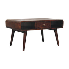 Load image into Gallery viewer, Solid Wood Curved Coffee Table