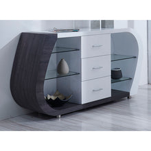 Load image into Gallery viewer, Anne - Buffet - White / Gray