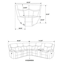 Load image into Gallery viewer, Sycamore Power Reclining Sectional Sofa