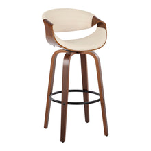 Load image into Gallery viewer, Symphony - Mid Century Modern Fixed Height Barstool With Swivel And Round Footrest (Set of 2)