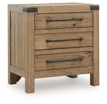 Load image into Gallery viewer, Ridgester - Three Drawer Night Stand - Light Brown