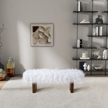 Load image into Gallery viewer, Henley - Fur Bench - White Khaki