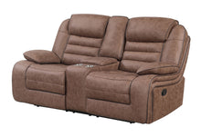 Load image into Gallery viewer, U2250 - Console Reclining Loveseat - Brown