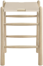 Load image into Gallery viewer, Santos - Backless Counter Stool With Stained Natural Base