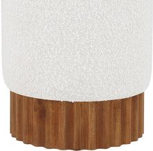 Load image into Gallery viewer, Veranda - Ottoman / Stool With Brown Base