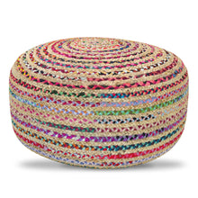 Load image into Gallery viewer, Margo - Large Round Pouf - Multicolor