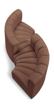 Load image into Gallery viewer, Arc - Faux Leather 4 Piece Curved Modular Sofa