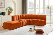 Load image into Gallery viewer, Arc - Velvet 5 Piece Corner Modular Sofa