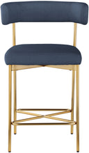 Load image into Gallery viewer, Rivage - Durable Stool With Gold Frame (Set of 2)