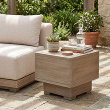 Load image into Gallery viewer, Solace - Acacia Wood Outdoor Patio End / Side Table - Natural