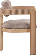 Load image into Gallery viewer, Sacha - Linen Dining Chair With Natural Base (Set of 2)