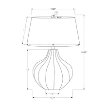 Load image into Gallery viewer, Lighting, Table Lamp, Ceramic, Transitional - Blue
