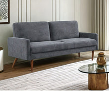 Load image into Gallery viewer, Sofa, European Style With Sleek Design, Modern & Vintage Flair, Upholstered 3 Seater Couch