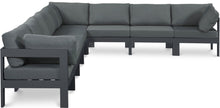 Load image into Gallery viewer, Nizuc - Outdoor Patio 8 Piece Modular Sectional With Gray Frame