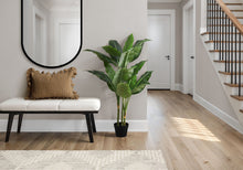 Load image into Gallery viewer, 42" Tall, Artificial Plant, Evergreen Tree, Indoor, Faux, Fake, Floor, Greenery, Potted, Decorative - Green / Black