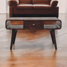 Load image into Gallery viewer, Solid Wood Curved Coffee Table