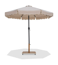 Load image into Gallery viewer, Amalfi - Aluminum Patio Umbrella - Light Brown Base / Black Pole