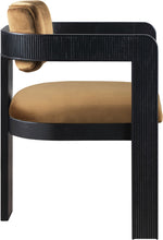 Load image into Gallery viewer, Sacha - Velvet Dining Chair With Black Base (Set of 2)