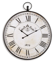 Load image into Gallery viewer, Augustina - Wall Clock - Antique Black