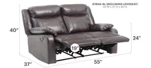 Load image into Gallery viewer, Ward - Stylish Reclining Loveseat For Two