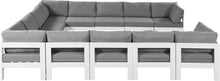 Load image into Gallery viewer, Nizuc - Outdoor Patio 12 Piece Modular Sectional With White Frame