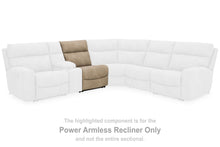 Load image into Gallery viewer, Next-Gen Durapella - Power Armless Recliner With Adj Headrest - Sand