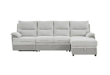 Load image into Gallery viewer, U3822 - Right Facing Chaise With Storage - Light Gray