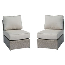 Load image into Gallery viewer, Armless Patio Chair With Cushions