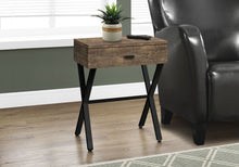 Load image into Gallery viewer, Accent Side X Table, Storage Drawer, Contemporary & Modern