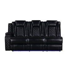 Load image into Gallery viewer, Orion II - LAF Sofa With Dual Recliner - Black