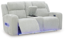 Load image into Gallery viewer, Forest Lake Power Reclining Loveseat with Console