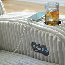 Load image into Gallery viewer, Forest Lake Power Reclining Loveseat with Console