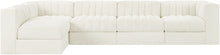 Load image into Gallery viewer, Rummi - Velvet Performance Fabric Upholstered 5 Piece Modular Sectional, L-Shaped (Right)