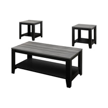 Load image into Gallery viewer, Table Set, Coffee, End, Side, Accent For Living Room Transitional (Set of 3) - Black