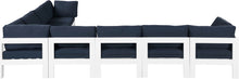 Load image into Gallery viewer, Nizuc - Outdoor Patio 8 Piece Modular Sectional With White Frame