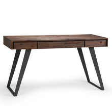 Load image into Gallery viewer, Lowry - Desk - Distressed Charcoal Brown