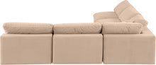 Load image into Gallery viewer, Comfy - 5 Piece Velvet Modular Corner Armless Sectional